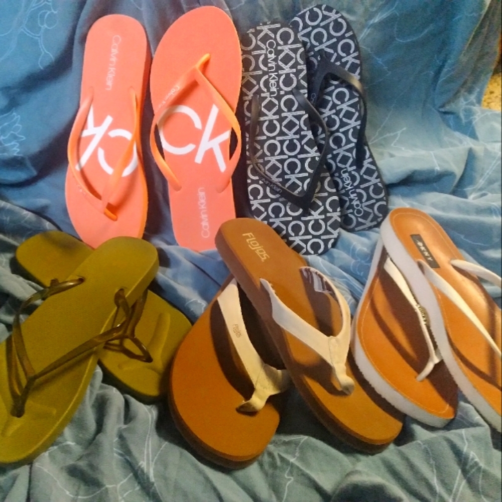 Fkip flops sandals lot